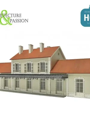Gare 7 portes PLM type Gare d‘Andelot HO Architecture & Passion 875120 | Sehr gefragt