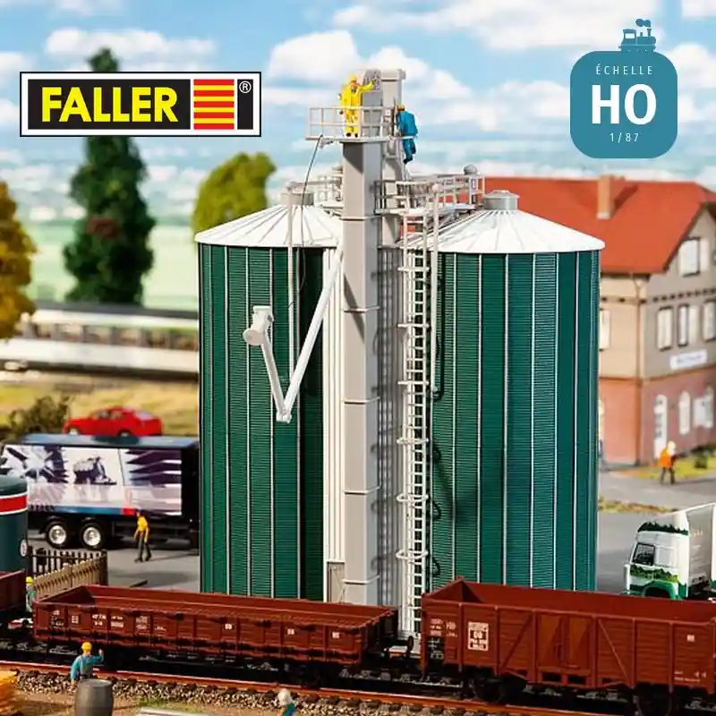 Direkt ab Werk - Double silo HO Faller 120260