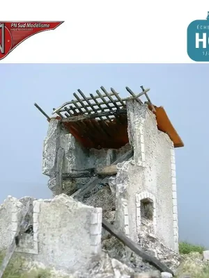 Sale - Ruiniertes Haus H0 PN Sud Modélisme 8743