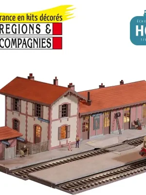 Bahnhof PO/PLM/EST (Estissac / Fay-aux-loges / Savigny) HO Régions et Compagnies GAR406 | Online bestellbar