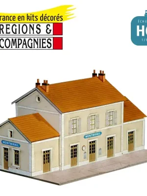 Bahnhof Typ Ost 5 Türe (Montmirail) HO Régions et Compagnies GAR704 | Online bestellbar