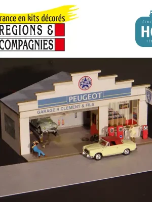Fassade Kleingarage Peugeot HO Régions et Compagnies FAC006 - Nur solange der Vorrat reicht