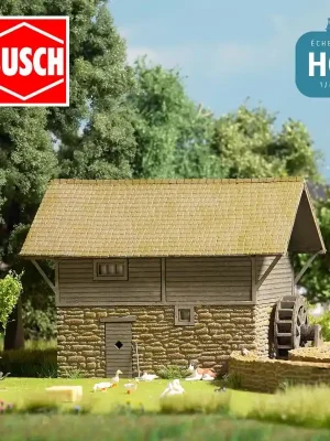 Jetzt sparen - Kit pour moulin à eau HO Busch 1958