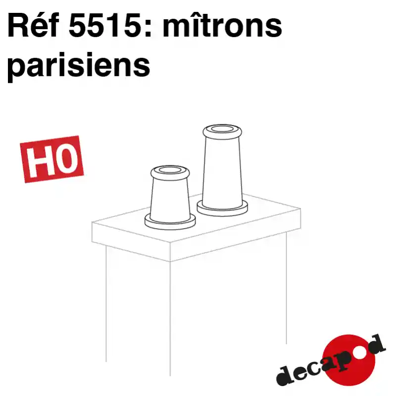 Pariser Mitronen (10 St) H0 Decapod 5515 - Vorteilspreis