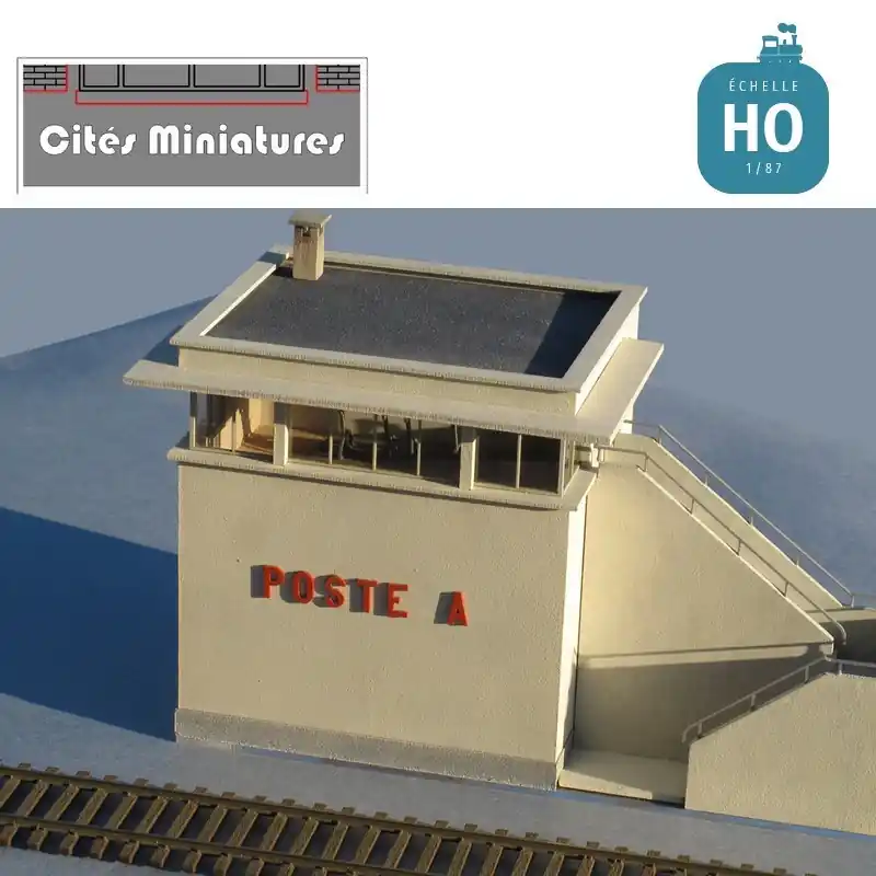 Bestpreis - Petit poste d‘aiguillage HO (haut)