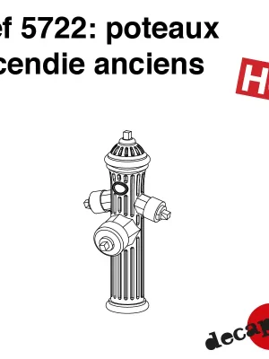 Antike Feuerstellen (3 St) H0 Decapod 5722 | Sehr gut bewertet