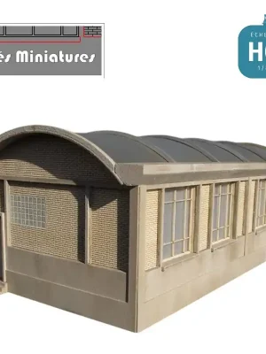 Atelier SNCF court - 4 grandes fenêtres carrées HO | Knallerpreis