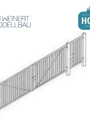 Toranlage für Industriezaun . Weinert 3227 | Rabatt