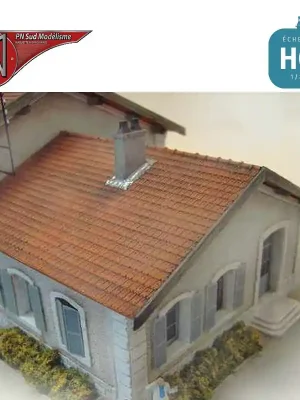 Einfache Rückgabe | Kamin und Schlafraum H0 PN Sud Modélisme 8790