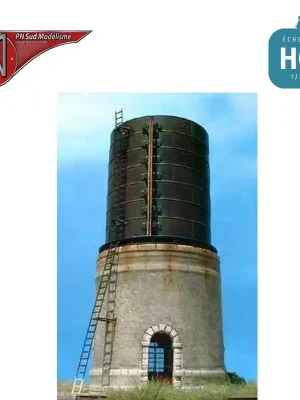 Einfach bestellen | Verputzter Wasserturm 200m3 H0 PN Sud Modélisme 8713
