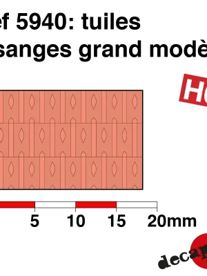 Diamant-Fliesenplatte großes Modell H0 Decapod 5940 | Schnelle Zustellung