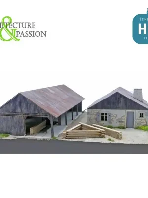 Günstig | Scierie Vosgienne HO Architecture & Passion 87INDUS02