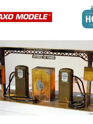 Expresslieferung | Station service locomotives diesel et autorails en kit HO Haxo Modèle HM45024