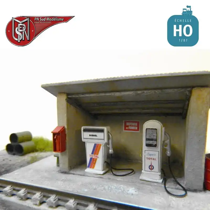 Gasölstation für Betriebshof H0 PN Sud Modélisme 87121 | Schnelle Zustellung