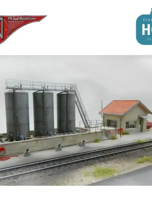 Nur begrenzt verfügbar - Gasöl-Lagerstation für Depot H0 PN Sud Modélisme 87120