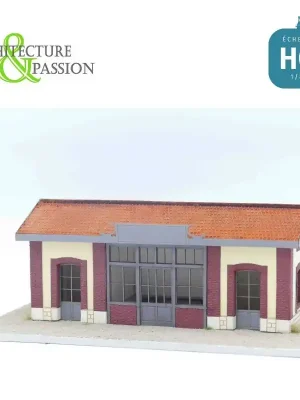 Online bestellbar - Abri de quai PLM Forez type Gare de La Chaise-Dieu HO Architecture & Passion 875018