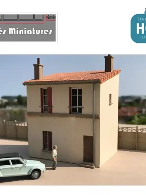 Bewährte Qualität | Maison étroite de faubourgs R+1 HO Cités Miniatures BV-035-1-HO