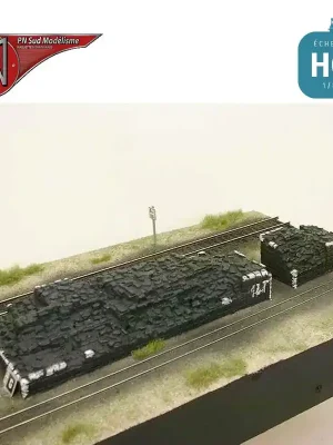 Bewährte Qualität - Großer Stapel Briketts (2 St) H0 PN Sud Modélisme 87108