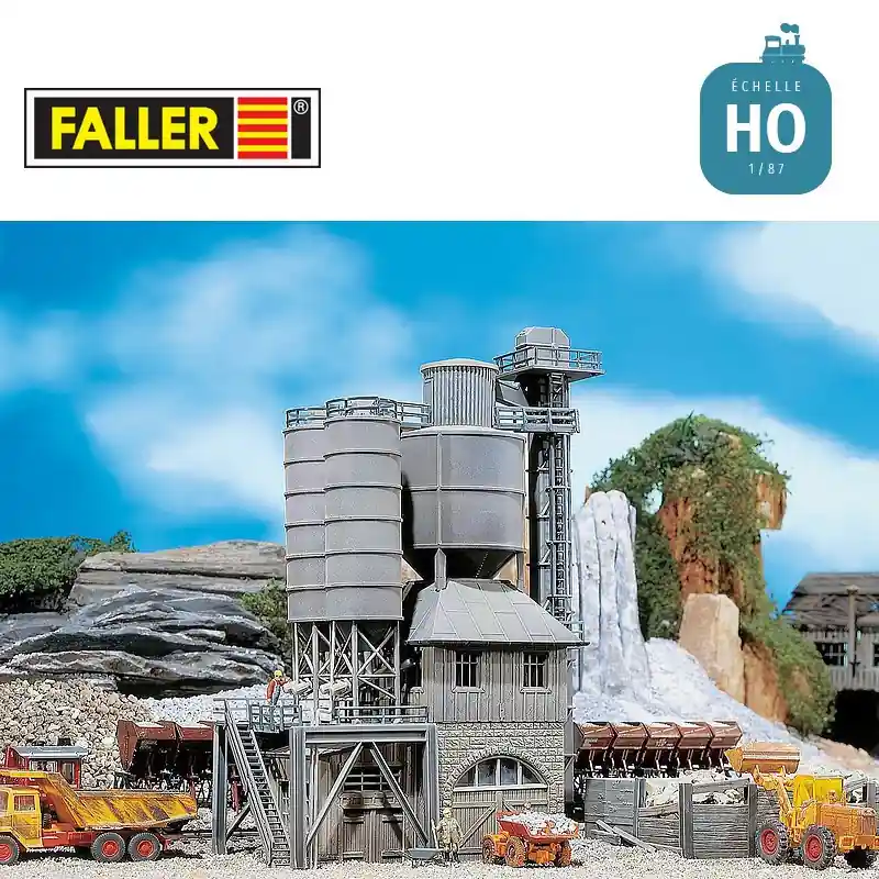 Auf Lager - Ancienne centrale à béton HO Faller 191816