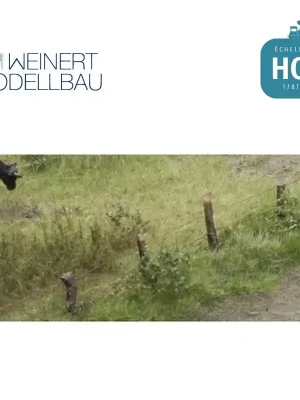 Stacheldraht Ns geätzt 140cm HO Weinert 3276 - Qualitätsprodukt