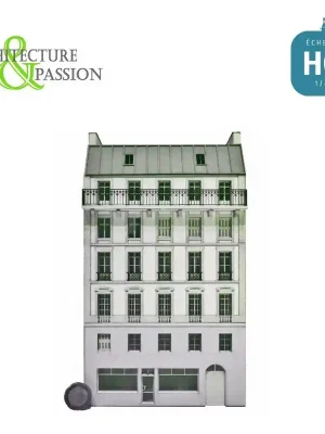 Immeuble Fond de décor 6 étages 103 HO Architecture & Passion 87FDD103 | Sale