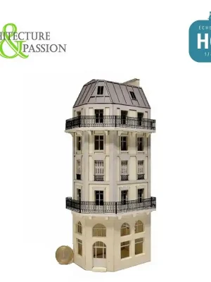 Immeuble d‘angle Fond de décor 6 étages 113 HO Architecture & Passion 87FDD113 - Reduziert