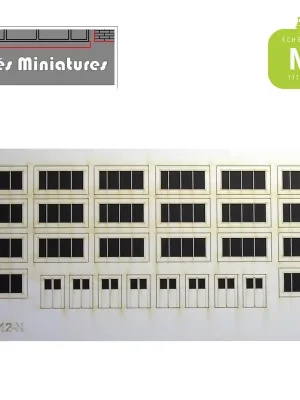 Fenêtres industrielles rectangulaires(x20) + portes (x8) N ED-012-N | Direkt ab Werk