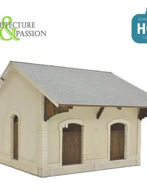 Halle 2 portes MIDI type Ruynes-en-Margeride HO Architecture & Passion 874058 - Bestpreis