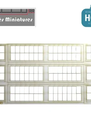 Neue Ware - Fenêtres Remise / Atelier Petits carreaux HO CMED013HOP