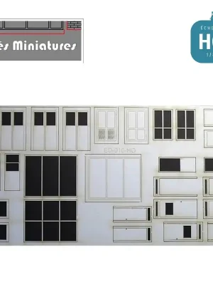 Portes industrielles Assortiment (x 18) Echelle HO ED-010-2-HO | Direkt kaufen