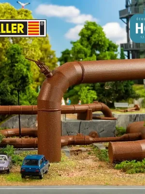 Ensemble de tuyauterie industrielle HO Faller 180327 - Direkt ab Werk