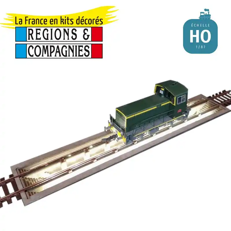 Begrenztes Angebot | Fosse entretien locomotives éclairée HO Régions et Compagnies DEP031