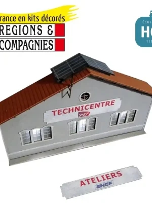 Werkspreis - Fonds de décor Ateliers SNCF 200 mm HO Régions et Compagnies FONZ10