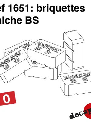 Briketts Aniche BS (20 St) 0 Decapod 1651 - Schnelle Zustellung