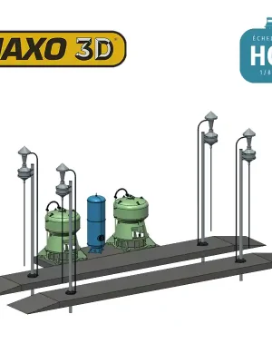 Günstig | Installation de distribution de sable (Sablerie) pour engin moteur M2 HO Haxo 3D 345085