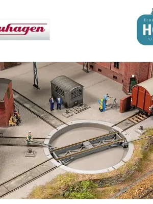 Beliebt - Manuelle Drehscheibe 95 mm für H0-Wagen von Auhagen 11487
