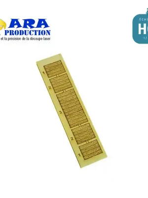 1 Passage planchéié version étroite pour voie double ARA HO.GAR25002A | Brandneu