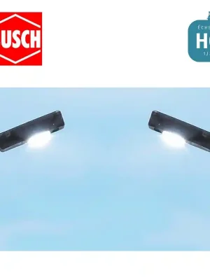 Schnäppchen - Lampadaires muraux 2pc HO Busch 4152