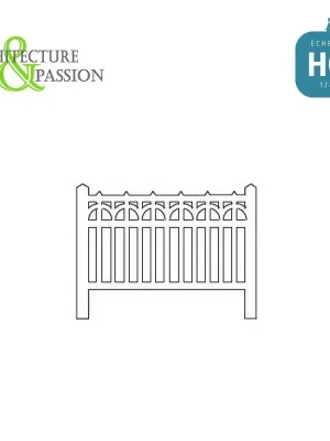 Direkt bestellen | Barrières béton 95 type Ceinture HO Architecture & Passion 87ACC95
