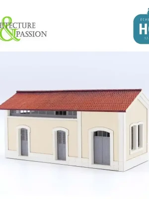 Premium | WC Lampisterie PLM Type Gare d‘Ambert HO Architecture & Passion 875161