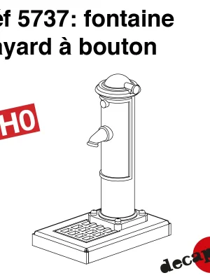 Bayard-Brunnen mit Knopf H0 Decapod 5737 - Profi-Qualität