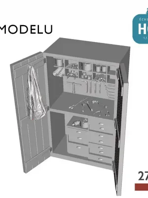 Armoire à outils ouverte HO Modelu 2742-087 | Extra sparen