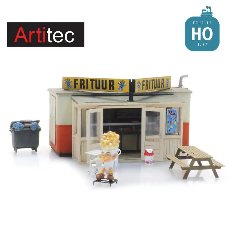 Aktion | Baraque à frites en kit HO Artitec 10.417