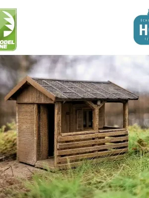 Abri de jardin - Kit en bois découpé au laser - HO Model Scene 98536 | Schnell zugreifen