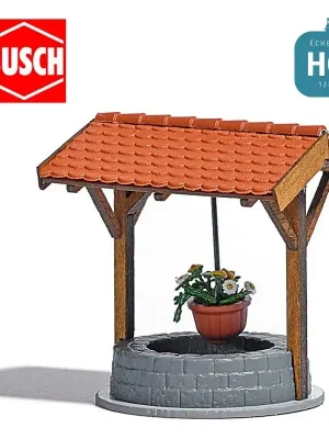 Vieux puits fleuri HO Busch 1524 | Versandbereit