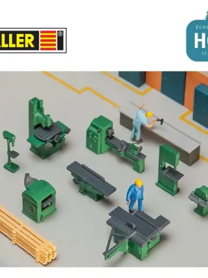 Equipement atelier HO Faller 180455 - Letzte Chance