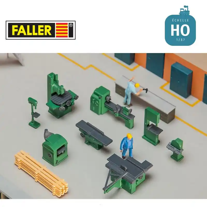 Equipement atelier HO Faller 180455 - Letzte Chance