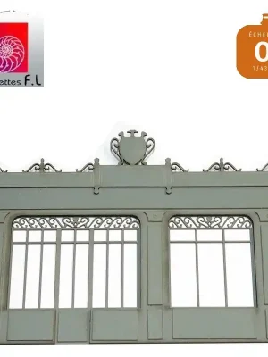 Façade rétro de boutique O Maquettes FL Fac03.43,5 | Sicher einkaufen