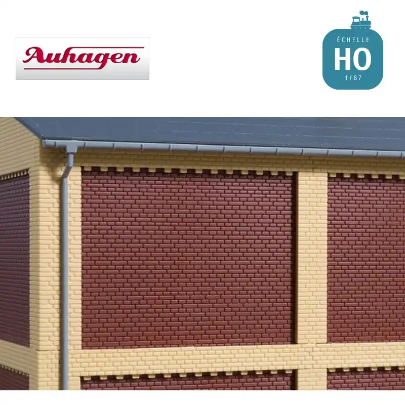Murs de façade 2532D rouge Auhagen 80526 - Kundenfavorit