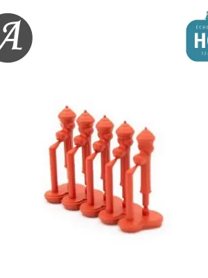 Bornes incendie 5 pcs HO Aiguillages & Accessoires 87CVL02 - Sonderaktion